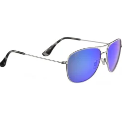 Sale Lunettes de soleil Cliff House Silver Blue Hawaii Femme Lunettes Femme|Lunettes Polarisées