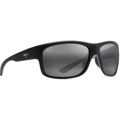 Lunettes Polarisées|Lunettes Femme<Maui Jim Lunettes de soleil Southern Cross Soft Black with Sea Blue and Grey Neutral Grey