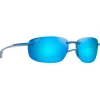 Lunettes Polarisées|Lunettes Femme<Maui Jim Lunettes de soleil Hookipa Ultra Metal Matte Blue Blue Hawaii MauiUltra