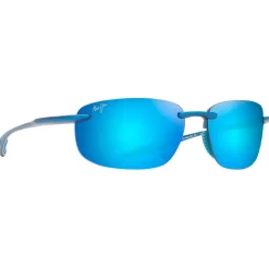 Lunettes Polarisées|Lunettes Femme<Maui Jim Lunettes de soleil Hookipa Ultra Metal Matte Blue Blue Hawaii MauiUltra