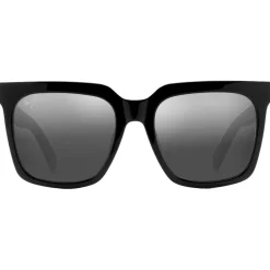 Clearance Lunettes de soleil Rooftops Noir Cristal Dual Mirror Argent Noir Mineral Superthin Femme Lunettes Femme|Lunettes Polarisées