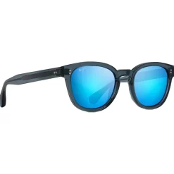 Clearance Lunettes de soleil Cheetah 5 Gris Translucide Bleu Hawaï MauiBrilliant Femme Lunettes Polarisées|Lunettes Femme
