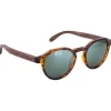 Discount Lunettes de soleil Green Wood Tortoise Wood Grey Polarized Femme Lunettes Femme|Lunettes Polarisées