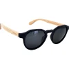 Lunettes Femme|Lunettes Polarisées<Moken Vision Lunettes de soleil Green Wood Black Wood Grey Polarized