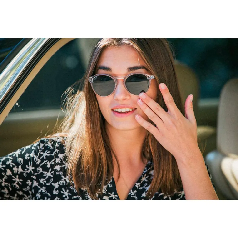 Lunettes Polarisées<Moken Vision Lunettes de soleil Leon Crystal Tortoise Green Cat.3 Polarized