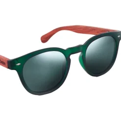 Lunettes Femme|Lunettes Polarisées<Moken Vision Lunettes de soleil Woody Green Wood Green Cat.3 Polarized