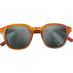 Best Lunettes de soleil Krafter Mustard Wood Green Cat.3 Polarized Femme Lunettes Femme|Lunettes Polarisées
