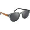Lunettes Femme|Lunettes Polarisées<Moken Vision Lunettes de soleil Krafter Smoke Wood Grey Cat.3 Polarized