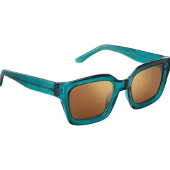 Lunettes Femme|Lunettes Polarisées<Moken Vision Lunettes de soleil Snake Aqua Brown Polarized