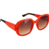 Discount Lunettes de soleil April Orange Brown Cat.3 Gradient Polarized Femme Lunettes Femme|Lunettes Polarisées