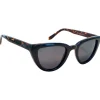 Hot Lunettes de soleil Emma Black Tortoise Grey Polarized Femme Lunettes Femme|Lunettes Polarisées
