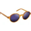 Lunettes de soleil Lyndon Mustard Blue Cat.3 Polarized Femme Lunettes Polarisées|Lunettes Femme
