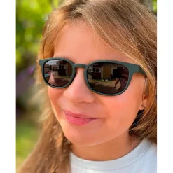 Lunettes Enfant|Lunettes Polarisées<Mundaka Optic Lunettes de soleil Khali Matte Green Smoke Polarized