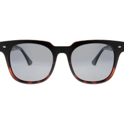 Sale Lunettes de soleil Clark Mat Black Brown Smoke Polarized Femme Lunettes Femme|Lunettes Polarisées