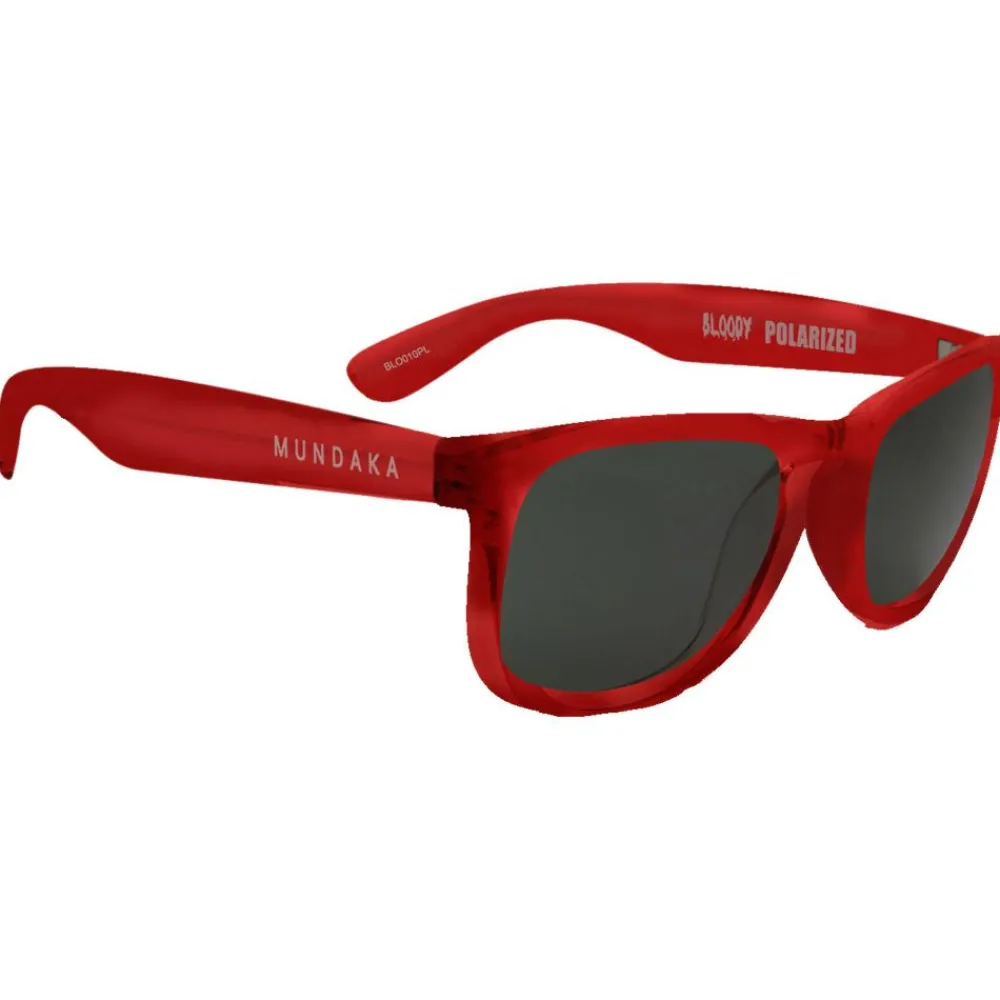 Lunettes Femme|Lunettes Polarisées<Mundaka Optic Lunettes de soleil Bloody Crystal Red Smoke Polarized