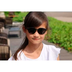 Best Lunettes de soleil Aka Matte Black Smoke Polarized Enfant Lunettes Polarisées|Lunettes Enfant