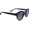 Hot Lunettes de soleil Miller Matte Black Smoke Polarized Femme Lunettes Femme|Lunettes Polarisées