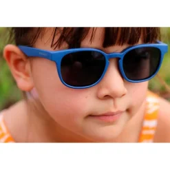 Online Lunettes de soleil Khali Matte Blue Smoke Polarized Enfant Lunettes Enfant|Lunettes Polarisées