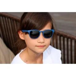 Online Lunettes de soleil Khali Matte Blue Smoke Polarized Enfant Lunettes Enfant|Lunettes Polarisées