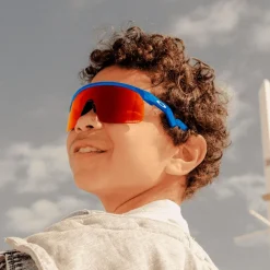 Lunettes Enfant<Oakley Lunettes de soleil Resistor Sky Blue Prizm Ruby