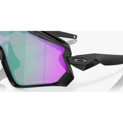 Outlet Lunettes de soleil Wind Jacket 2.0 Matte Black Prizm Road Jade Femme Lunettes Femme