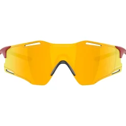 Hot Lunettes de soleil Cybr Zero Matte Iron Red Prizm 24K Femme Lunettes Trail|Lunettes Trail-Running