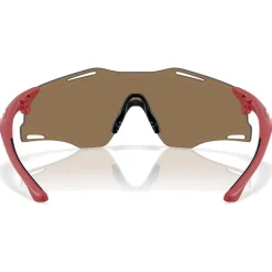 Hot Lunettes de soleil Cybr Zero Matte Iron Red Prizm 24K Femme Lunettes Trail|Lunettes Trail-Running