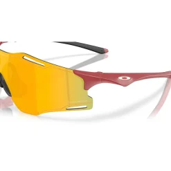 Hot Lunettes de soleil Cybr Zero Matte Iron Red Prizm 24K Femme Lunettes Trail|Lunettes Trail-Running
