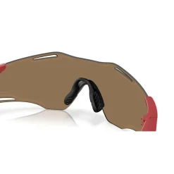 Hot Lunettes de soleil Cybr Zero Matte Iron Red Prizm 24K Femme Lunettes Trail|Lunettes Trail-Running
