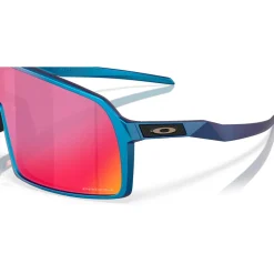 Lunettes, Visières|Lunettes Femme<Oakley Lunettes de soleil Sutro Matte Cyan Blue Colorshift Prizm Road