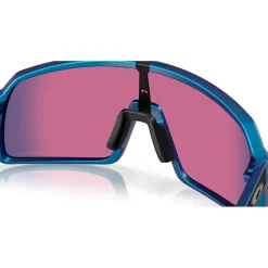 Lunettes, Visières|Lunettes Femme<Oakley Lunettes de soleil Sutro Matte Cyan Blue Colorshift Prizm Road