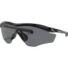 Lunettes de soleil M2 Frame XL Polished Black Grey Lunettes Trail|Lunettes Trail-Running