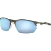 Lunettes de soleil Wire Tap 2.0 Satin Lead Prizm Deep Water Polarized Lunettes Polarisées