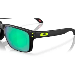 Clearance Lunettes de soleil Holbrook Court Collection Matte Black Prizm Road Jade Femme Lunettes Femme|Lunettes Polarisées