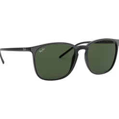 Clearance Lunettes de soleil RB4387 Polished Black Green G-15 Femme Lunettes Femme