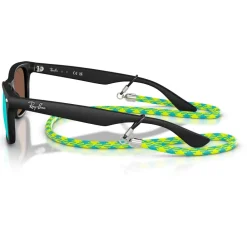 Clearance Lunettes de soleil New Wayfarer Kids Polished Black Light Green Blue Mirror Enfant Lunettes Enfant