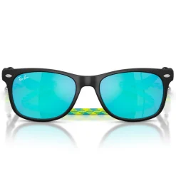 Clearance Lunettes de soleil New Wayfarer Kids Polished Black Light Green Blue Mirror Enfant Lunettes Enfant