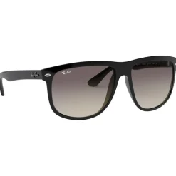 New Lunettes de soleil RB4147 Boyfriend Polished Black Grey Femme Lunettes Femme