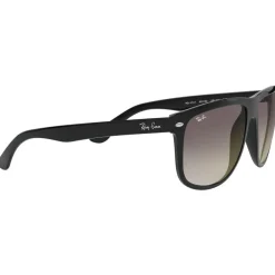 New Lunettes de soleil RB4147 Boyfriend Polished Black Grey Femme Lunettes Femme