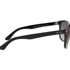 New Lunettes de soleil RB4147 Boyfriend Polished Black Grey Femme Lunettes Femme