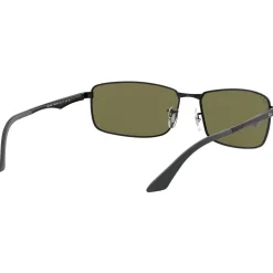 Lunettes Femme|Lunettes Polarisées<Ray Ban Lunettes de soleil RB3498 Polished Black Green G-15 Polar