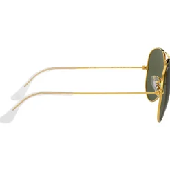 Online Lunettes de soleil RB3025 Aviator Classic Polished Gold Green G-15 Femme Lunettes Femme|Lunettes Femme