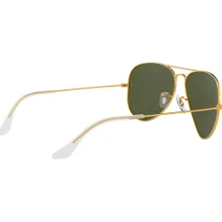 Online Lunettes de soleil RB3025 Aviator Classic Polished Gold Green G-15 Femme Lunettes Femme|Lunettes Femme