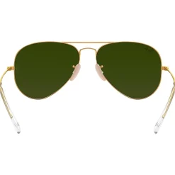 Lunettes Femme|Lunettes Polarisées<Ray Ban Lunettes de soleil RB3025 Aviator Mat Gold Cyclamen Flash Polarized