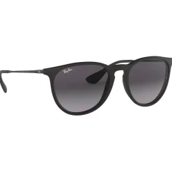 Best Lunettes de soleil RB4171 Erika Classic Matte Rubber Black Gradient Grey Femme Lunettes Femme|Lunettes Femme