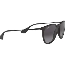 Best Lunettes de soleil RB4171 Erika Classic Matte Rubber Black Gradient Grey Femme Lunettes Femme|Lunettes Femme