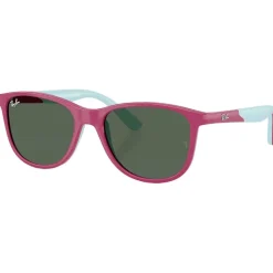 Lunettes Enfant<Ray Ban Lunettes de soleil RJ9077S Disney Sun Kids Lilo & Stitch Polished Fucsia Dark Green