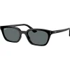 New Lunettes de soleil RB4456 Zaya Polished Black Dark Grey Polar Femme Lunettes Femme|Lunettes Polarisées