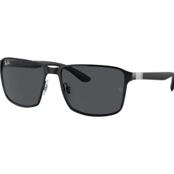Outlet Lunettes de soleil RB3721 Polished Black Dark Grey Femme Lunettes Femme