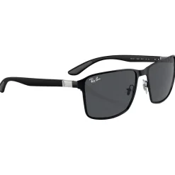 Outlet Lunettes de soleil RB3721 Polished Black Dark Grey Femme Lunettes Femme